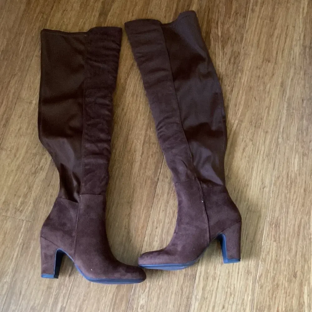 Chinese Laundry Brown Over the Knee Boots, Size 5.5